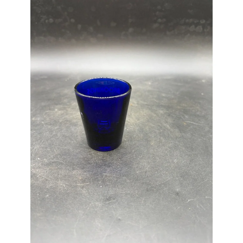 Brookings Oregon Souvenir Shot Glass Cobalt Blue Starfish Travel Barware